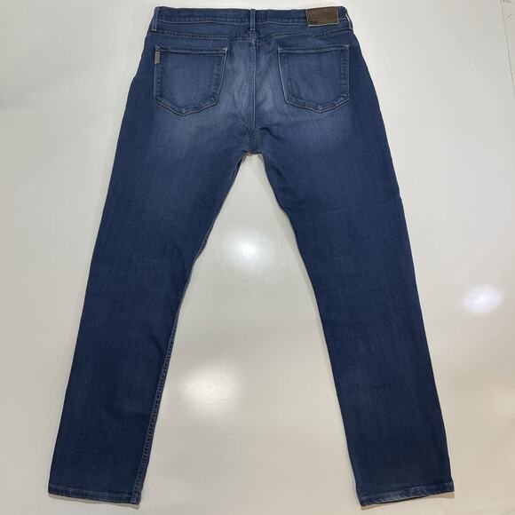 Paige Jeans Men’s Blue Federal Slim Straight Stretch Zip Fly Denim Pants 34x31 - Picture 3 of 9
